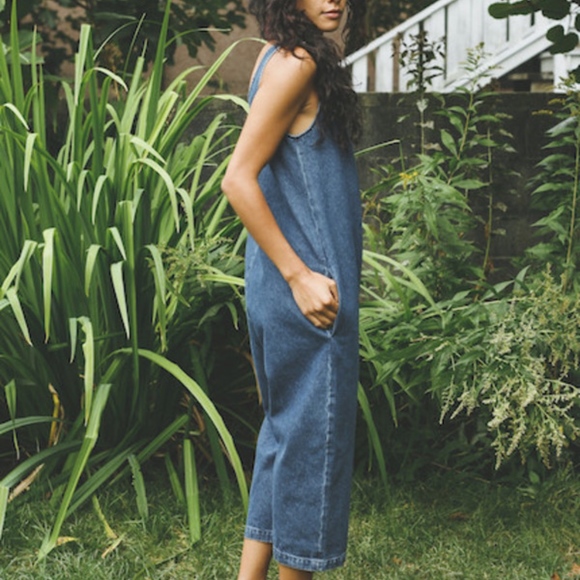 ilana kohn denim jumpsuit